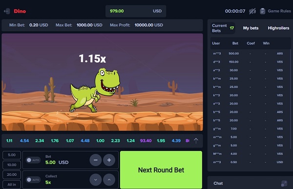 dino crash game