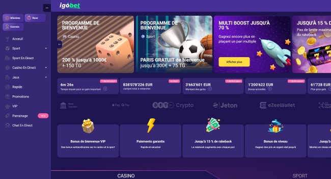 igobet casino sans wager