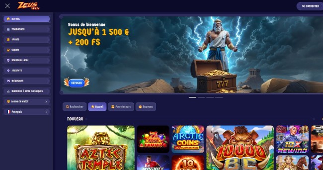 zeuswin Casino Paysafecard