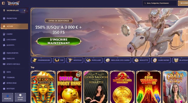 divaspin Casino Paysafecard